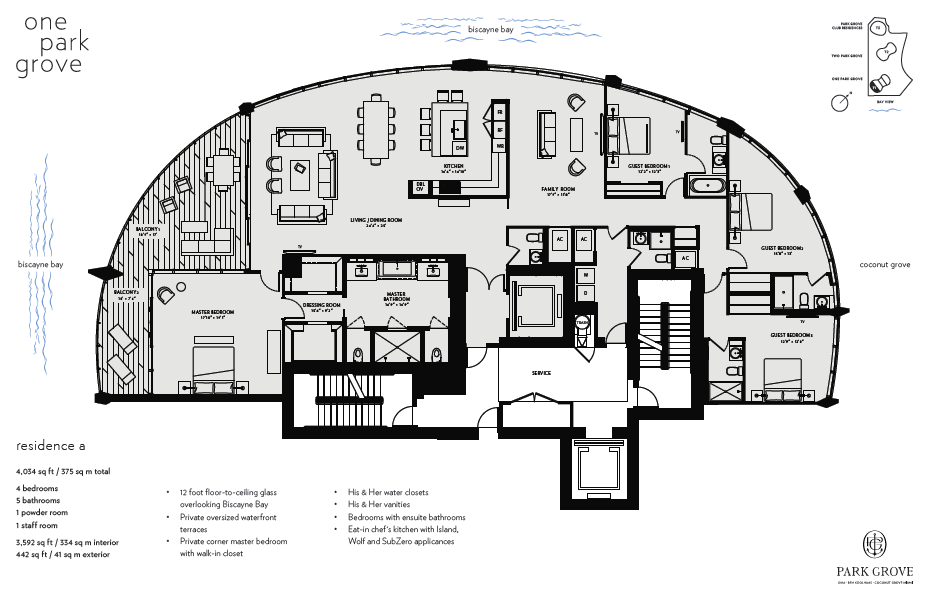 Click to view Floor Plan for Residence A