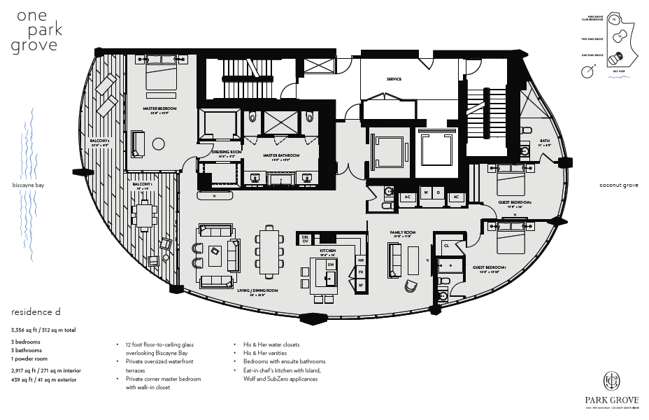 Click to view Floor Plan for Residence D